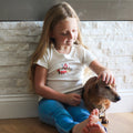 graphic tee | joy dog by Finn + Emma