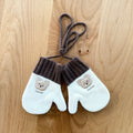 Kids Winter Gloves with String | Warm Toddler Mittens 2-5Y by ozznekshoes