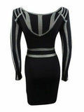 Guess Metallic-Stripe Sweater Dress, Size 6 by Vanessa Jane