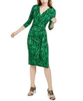 Inc Side-Tie Faux-Wrap Dress, Size Small by Vanessa Jane