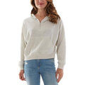 Bcx Juniors Zip-Neck Thermal Hoodie, Size Large by Vanessa Jane