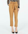 International Concepts Tapered-Leg Paperbag Pants,Size 10 by Vanessa Jane