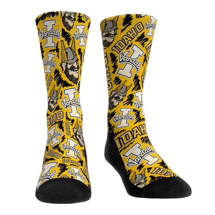 Idaho Vandals - Logo Sketch by Rock 'Em Socks