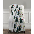 The Mountain Home Collection Led Holiday Printed Throw, 50 x 60 by Vanessa Jane