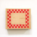 All Night Media Posh Checkerboard Frame Large Wood Mount Rubber Stamp 550K17 by Vanessa Jane