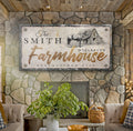 Rustic Horse Farmhouse Sign III by Tailored Canvases