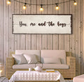 You, Me, And The Boys Sign IV by Tailored Canvases