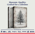 Vintage Christmas Tree Wall Art IX by Tailored Canvases