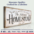 Homestead Sign VII by Tailored Canvases