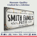 Family Patio Sign by Tailored Canvases