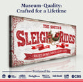 Sleigh Rides Christmas Sign IV by Tailored Canvases