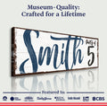 Personalized Party of Family Sign by Tailored Canvases
