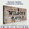 Gym Sign VI by Tailored Canvases