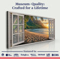 Beachfront Dreams Window Scenery Wall Art by Tailored Canvases