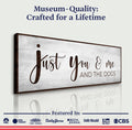 You, Me, And The Dogs Sign III by Tailored Canvases