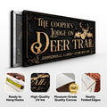 Hunting Lodge Sign by Tailored Canvases