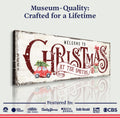 Family Welcome To Christmas Sign II by Tailored Canvases