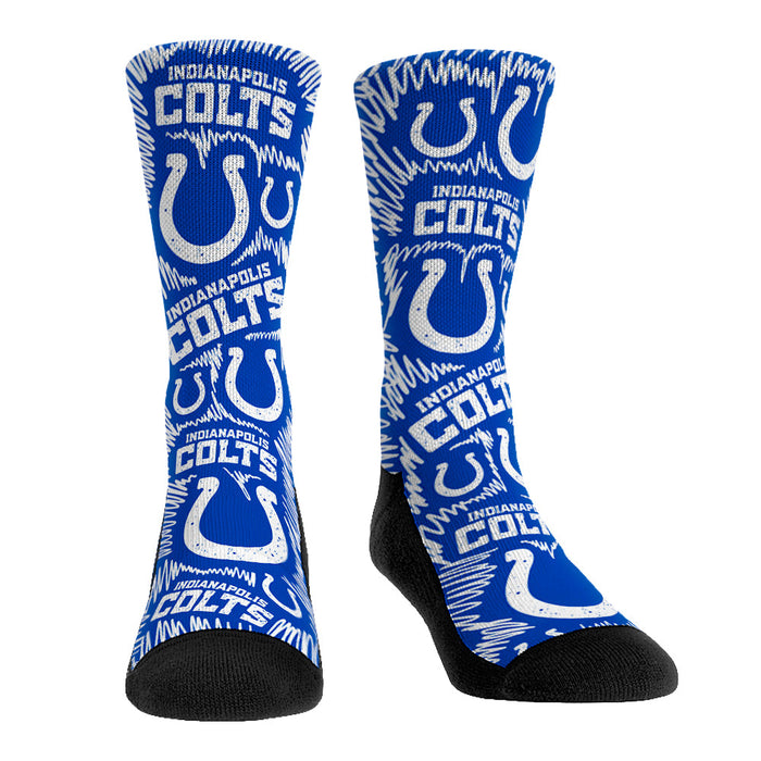 Indianapolis Colts - Logo Sketch by Rock 'Em Socks