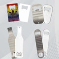 Sublimation blanks Bottle Opener Blanks | Print 2 Sided |Silver |White | by INNOSUB USA by INNOSUB USA