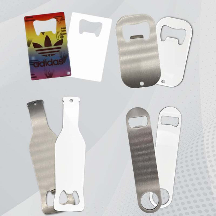 Sublimation blanks Bottle Opener Blanks | Print 2 Sided |Silver |White | by INNOSUB USA by INNOSUB USA