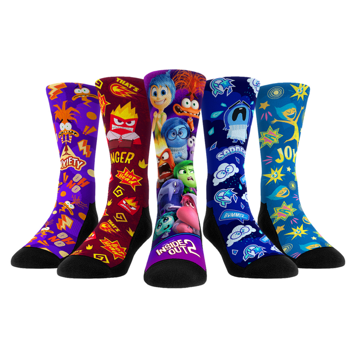 Inside Out 2 - 5-Pack by Rock 'Em Socks