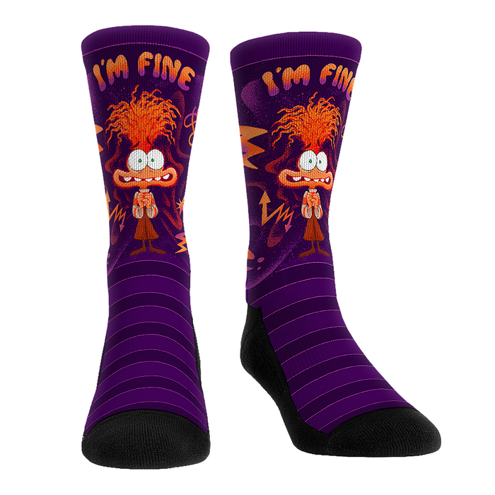 Inside Out 2 - Anxiety - I'm Fine by Rock 'Em Socks