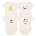 graphic bodysuit set | inspiring 4 pack + 1 free by Finn + Emma