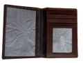 Full-Grain Leather Passport Cover – Cambridge Travel Passport Holder by MiamiLeathers.com
