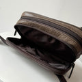 Full-Grain Crazy Horse Leather Waist Bag – Crossbody Travel Waist Pack by MiamiLeathers.com