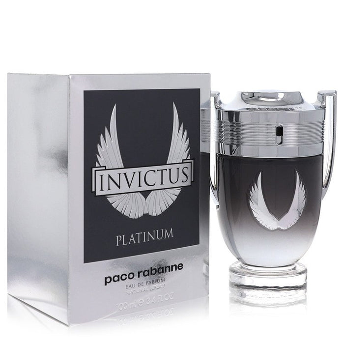 Invictus Platinum by Paco Rabanne Eau De Parfum Spray 3.4 oz for Men by Avera Group