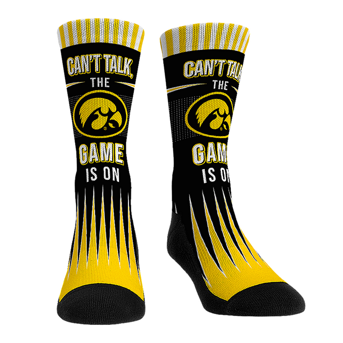 Iowa Hawkeyes - Can't Talk by Rock 'Em Socks