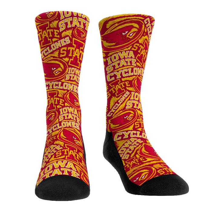 Iowa State Cyclones - Logo Sketch by Rock 'Em Socks