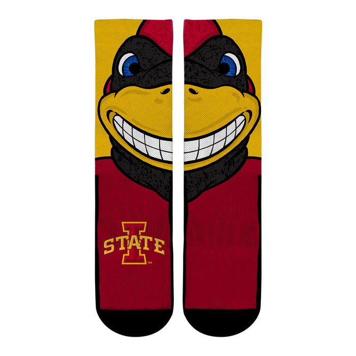 Iowa State Cyclones - Cy the Cardinal Mascot by Rock 'Em Socks