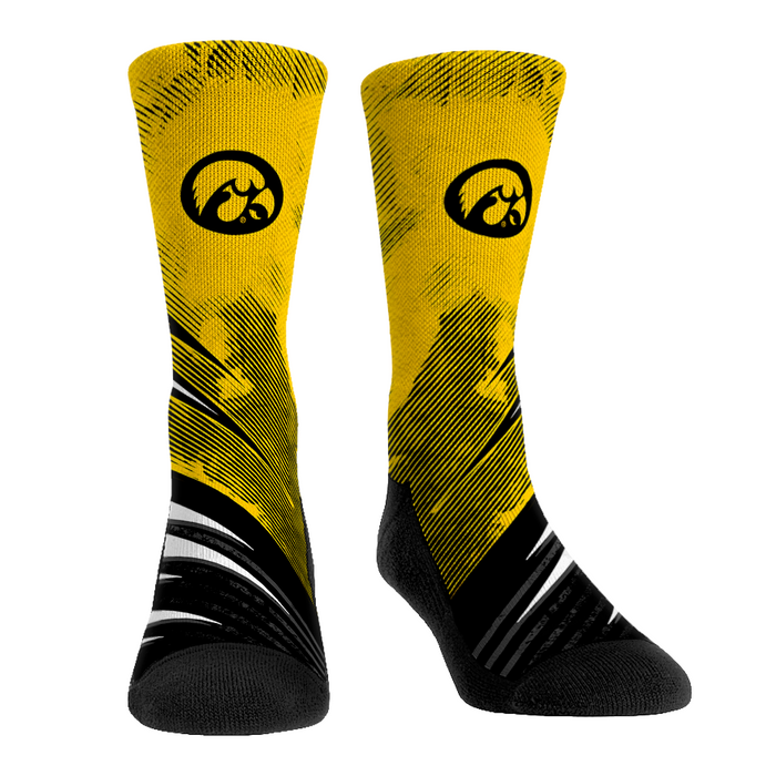 Iowa Hawkeyes - Slash Slant by Rock 'Em Socks
