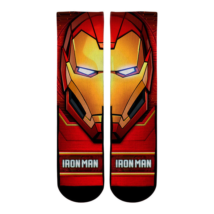 Iron Man - Split Face by Rock 'Em Socks