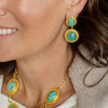 Island Hopping Drop Earrings - Turquoise by Christina Greene