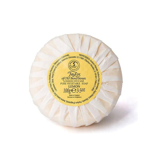 Taylor of Old Bond Street Lemon Pure Vegetable Soap 100g by Pasteur Pharmacy
