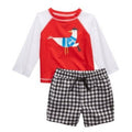 First Impressions Baby Boys Rash Guard and Swim Trunks by Vanessa Jane