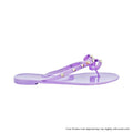 Gold Studded Bow Thong Sandals -Lilac {Order 1/2 Size Larger} by The House of Stylez