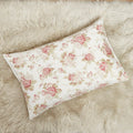 DaDa Bedding Hint of Mint Floral Cotton Fitted Sheet Set by DaDalogy Bedding Collection