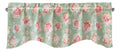 DaDa Bedding Hint of Mint Floral Pastel Roses Cottage Window Curtain Valance - 18" x 52" (JHW-3036) by DaDalogy Bedding Collection