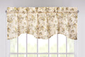 DaDa Bedding Vintage Dainty Yellow Floral Cottage Window Curtain Valance - 18" x 52" (JHW-866) by DaDalogy Bedding Collection
