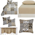 DaDalogy Paisley Dreams Floral Bed in a Bag Set - Olive Brown by DaDalogy Bedding Collection