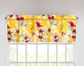 DaDa Bedding Floral Sunshine Yellow Hummingbirds Window Curtain Valance - 18" x 52" (JHW-925) by DaDalogy Bedding Collection