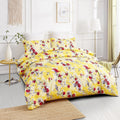 DaDa Bedding Sunshine Yellow Hummingbird Floral Duvet Cover Set by DaDalogy Bedding Collection