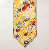 DaDalogy Bedding Sunshine Yellow Floral Vintage Hummingbirds Garden Table Runner (925)