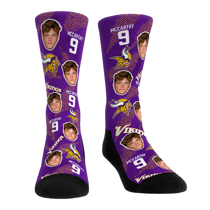 JJ McCarthy - Minnesota Vikings - Football Guy by Rock 'Em Socks