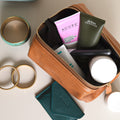 Leather Toiletry Bag - Natural by CASUPO