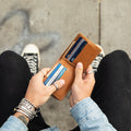 Large Billfold Wallet with RFID protection - Natural by CASUPO