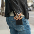 Large Billfold Wallet with RFID protection - Black by CASUPO